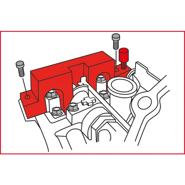 Malette d'outils de réglage moteur - BMW 1,6/1,8/2,0 KS TOOLS - 400.1050