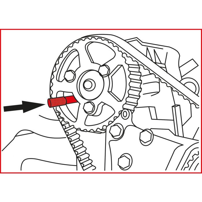 Jeu d'outils de calage - PSA (EW 16V 2,5/2,7/2,8) KSTOOLS - 4001350