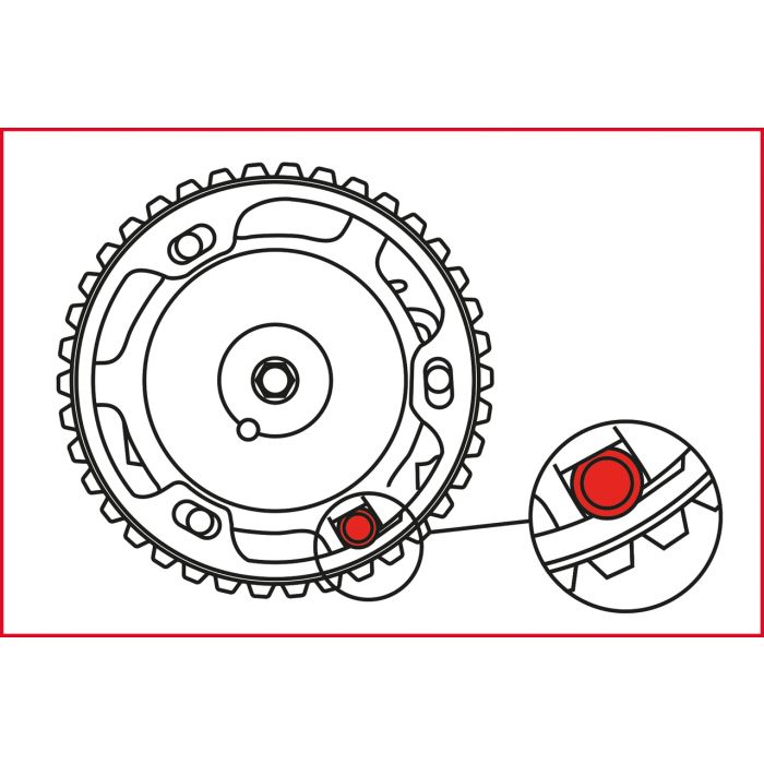 Jeu d'outils de calage moteur - PSA (HPi/HDi) KS TOOLS - 400.1650