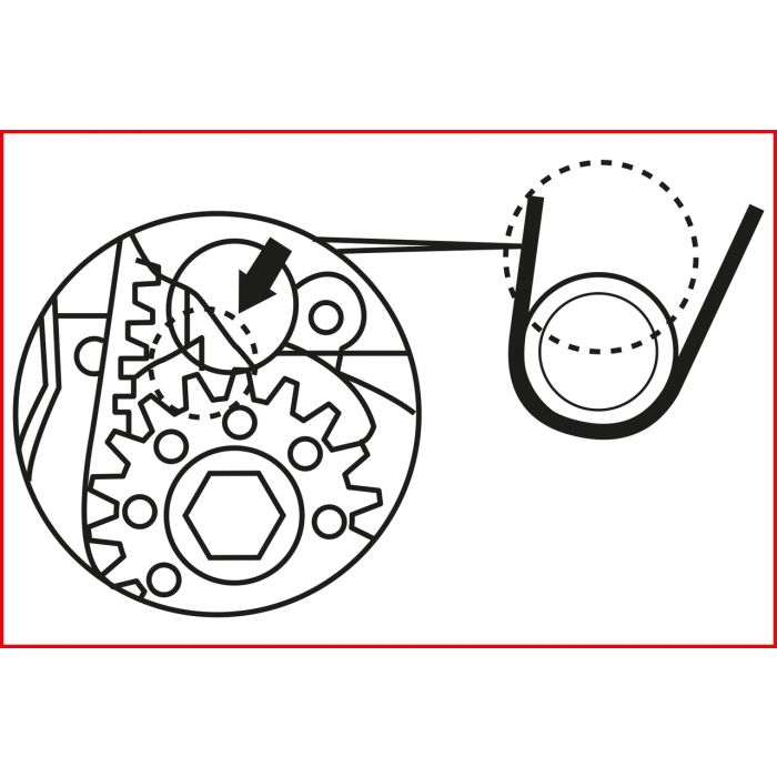 Jeu d'outils de calage moteur - VAG (2,4) KS TOOLS - 400.2100