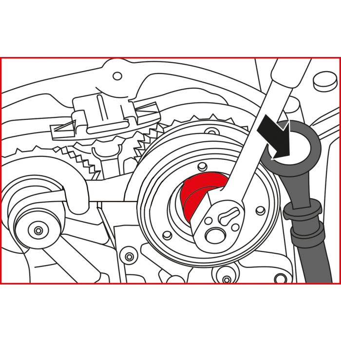 Coffret d'outils de calage moteur - VAG (1.8/2.0 TFSI/FSI) KSTOOLS - 4004325