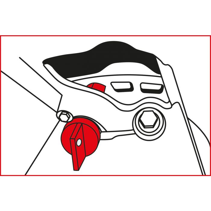 Coffret de vérin hydraulique à course réduite 14 t KS TOOLS - 440.0015