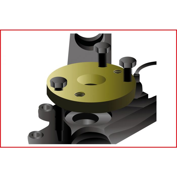 Plaque de réglage pour roulement de roue KS TOOLS - 440.0100