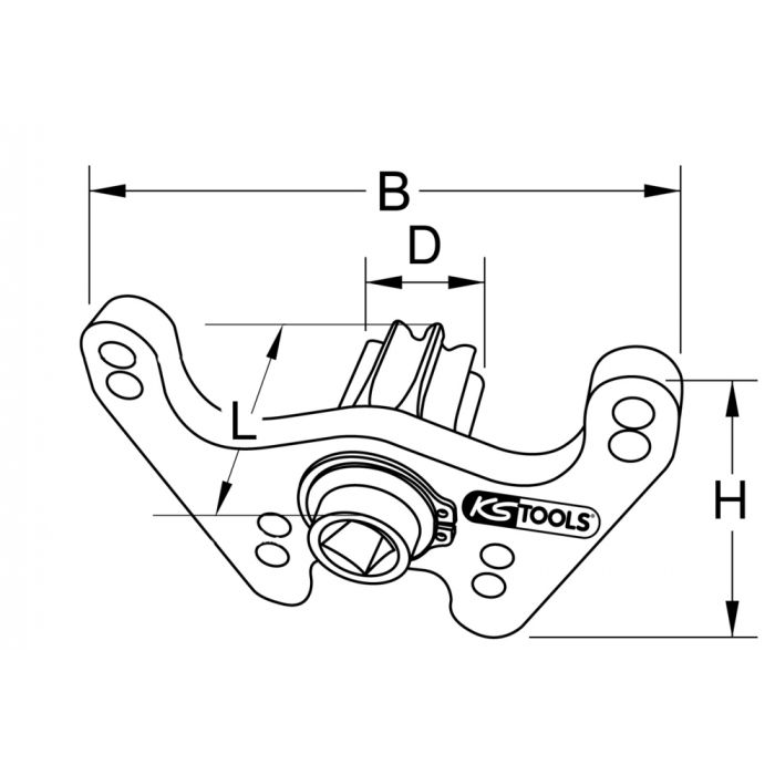 Entraîneur manuel de volant moteur VOLVO KS TOOLS - 455.0085