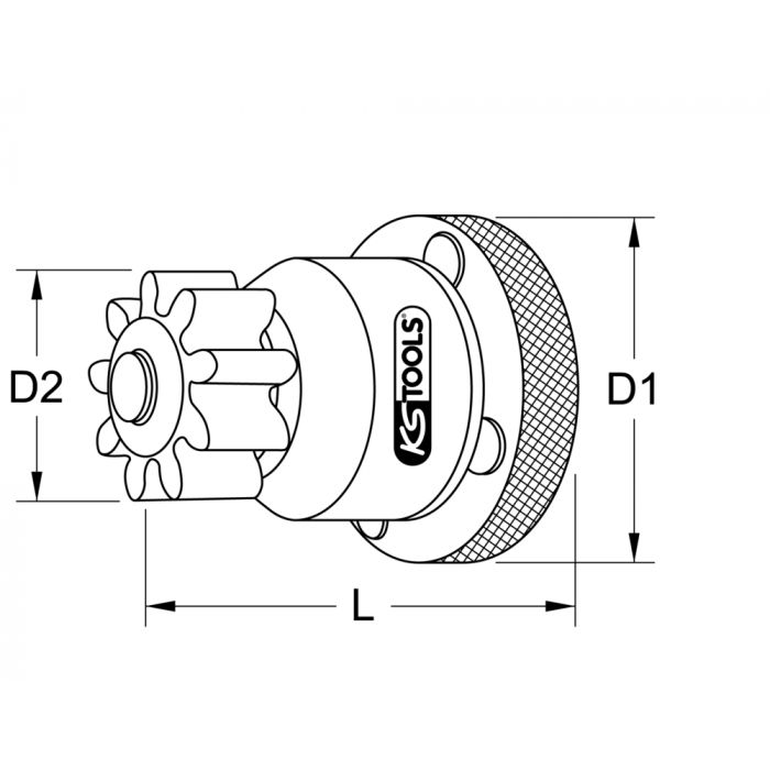 Entraîneur manuel de volant moteur MAN KSTOOLS - 4601155