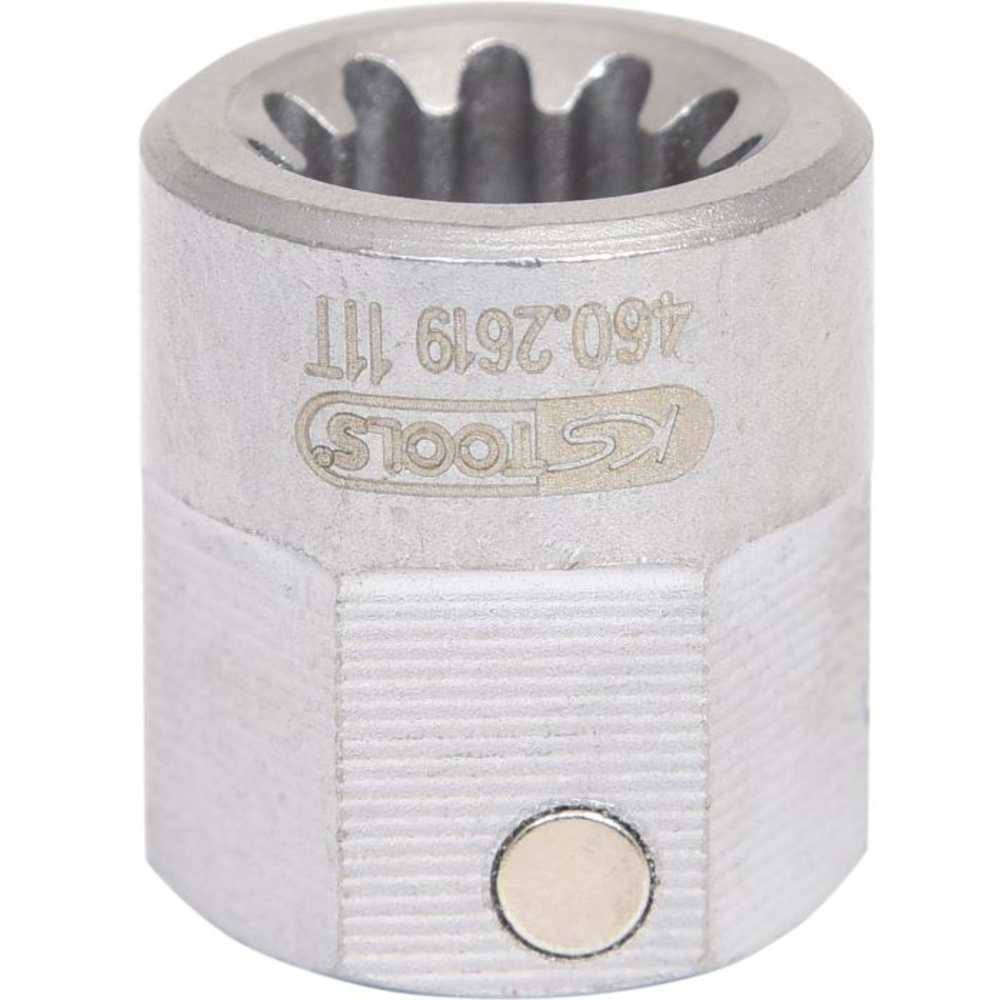 Insert spécial à denture multiple M9 avec aimant pour étriers de frein SAF et Knorr KS TOOLS - 460.2619