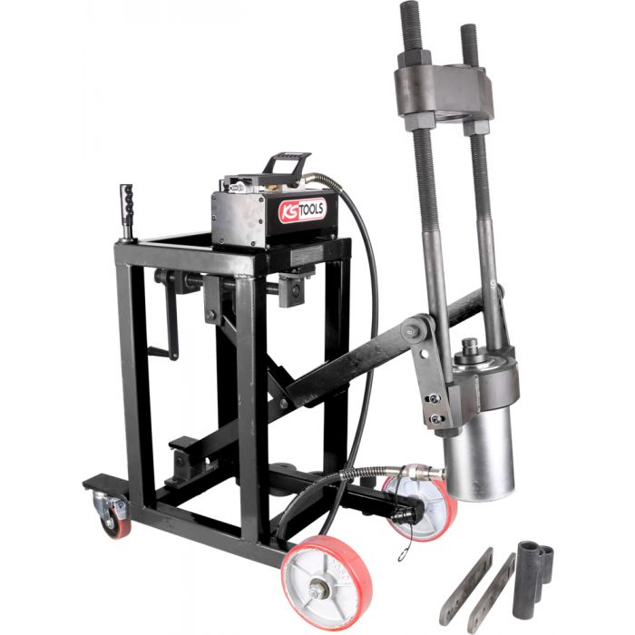 Presse à pivot 75 t avec kit de douilles 29 pièces KS TOOLS - 460.3620