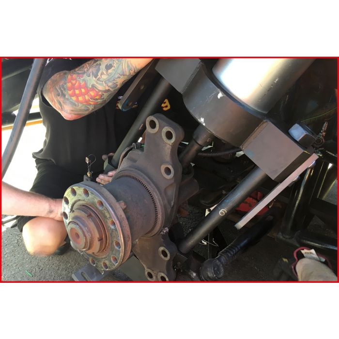 Presse à pivot 75 t avec kit de douilles 29 pièces KS TOOLS - 460.3620