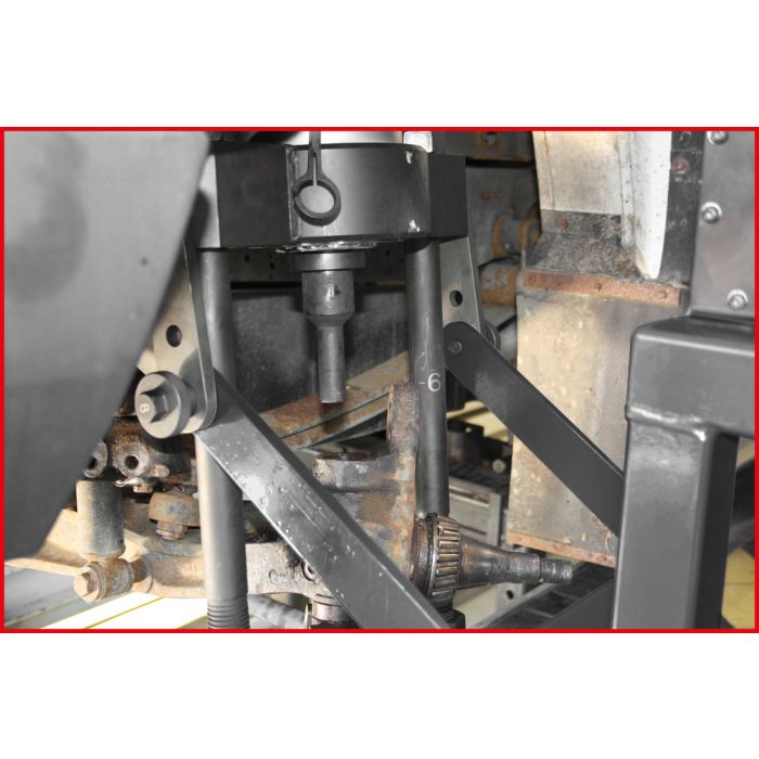 Presse à pivot 75 t avec kit de douilles 29 pièces KS TOOLS - 460.3620