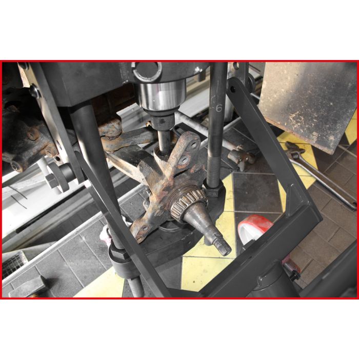 Presse à pivot 75 t avec kit de douilles 29 pièces KS TOOLS - 460.3620