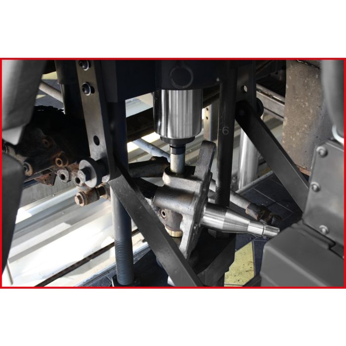 Presse à pivot 75 t avec kit de douilles 29 pièces KS TOOLS - 460.3620