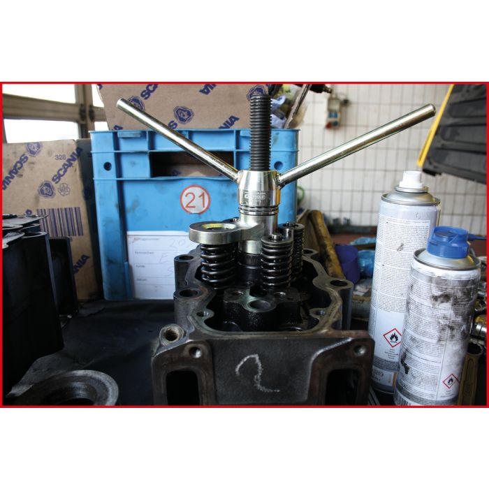 Compresseur de ressort de soupapes pour Scania KS TOOLS - 460.3870
