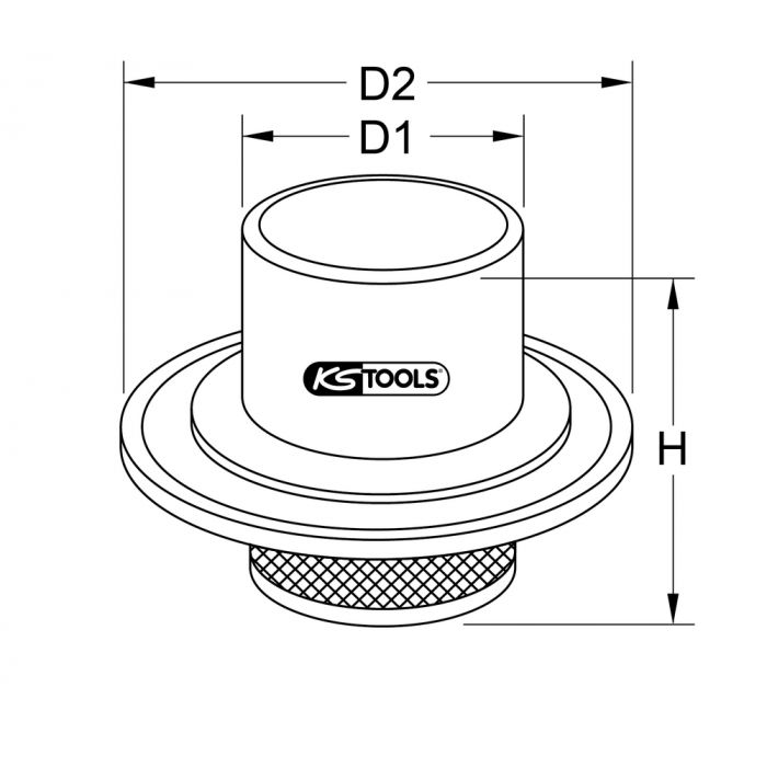 Outil de montage pour capteur ABS Volvo FM KSTOOLS - 4603965