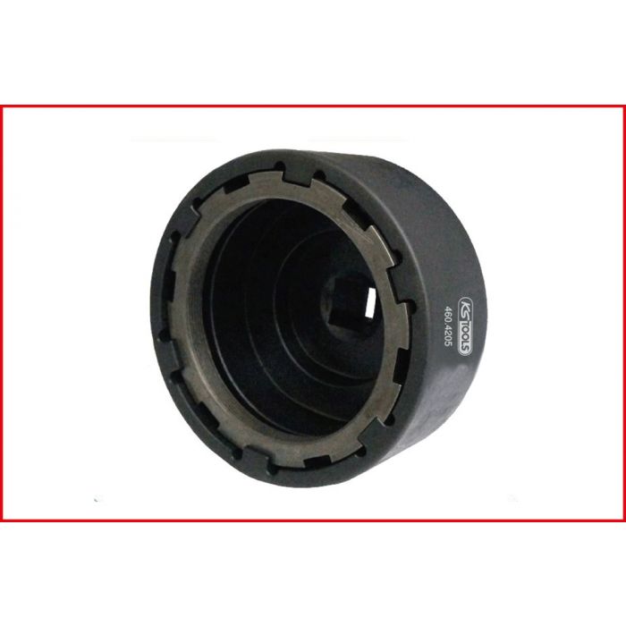 Douille à 6 ergots Ø 107 mm pour écrou d'essieu Mercedes KS TOOLS - 460.4205