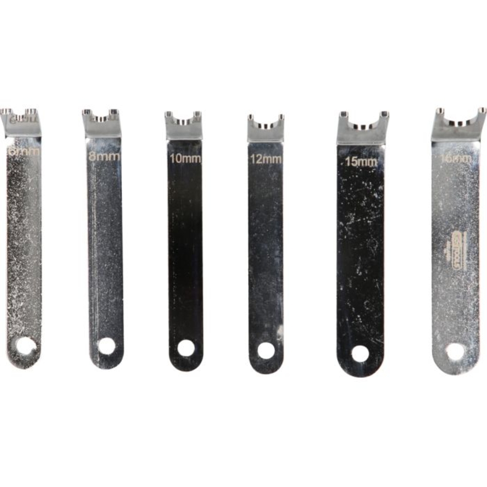 Jeu de clés de déconnexion pour raccords de tuyaux pneumatiques 6 pcs KS TOOLS - 460.4420