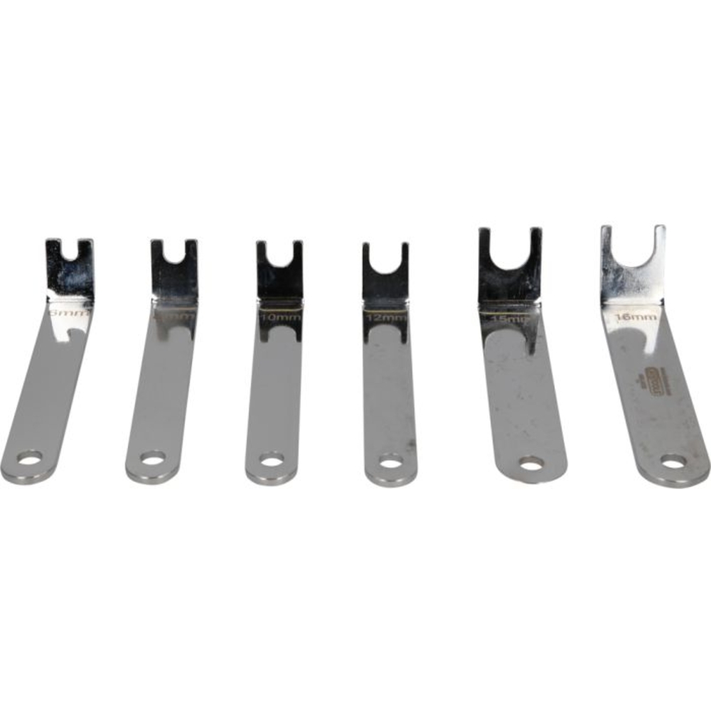 Jeu de clés de déconnexion pour raccords de tuyaux pneumatiques 6 pcs KS TOOLS - 460.4420