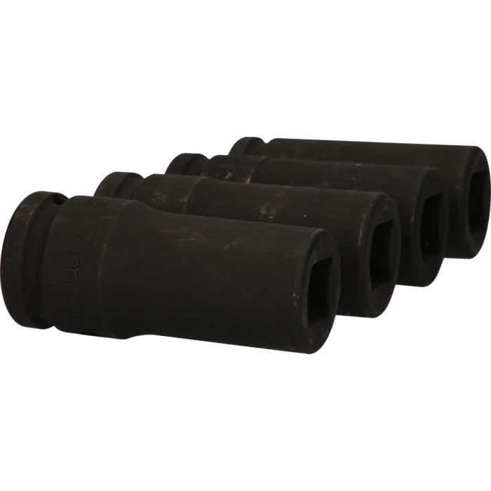 Jeu de douilles à chocs 4 pans 3/4