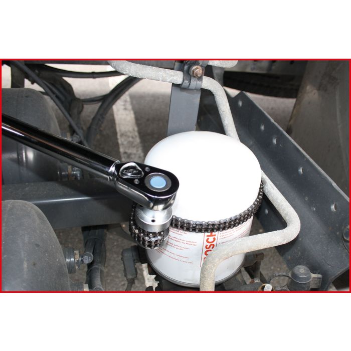 Clé à chaîne pour filtre à huile et cartouche de dessiccateur d'air Ø 170 mm KS TOOLS - 460.5216