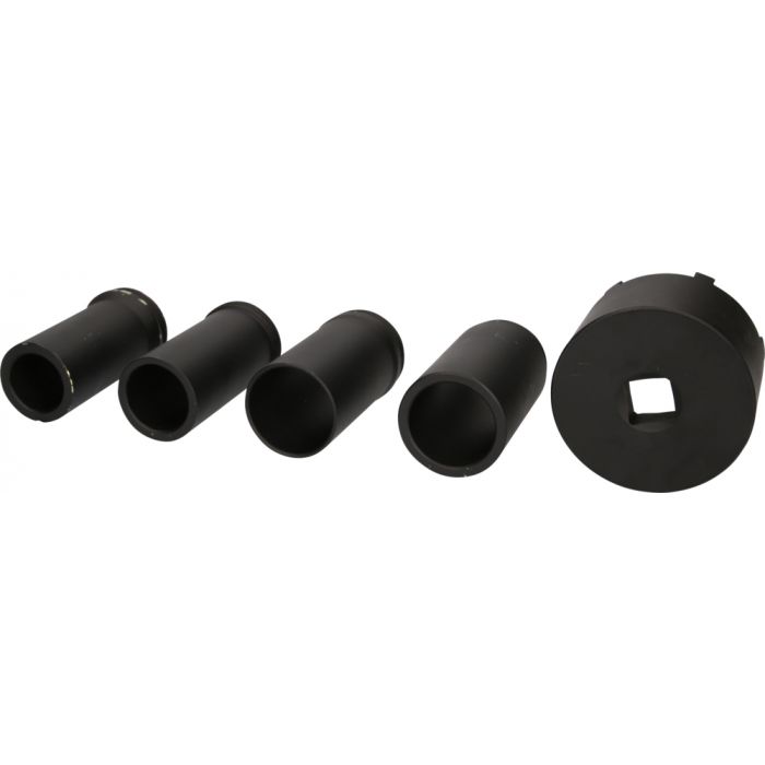 Jeu de douille à 6 ergots Ø 75 mm avec 4 tubes de centrage pour Mercedes 5 pcs KS TOOLS - 460.5385