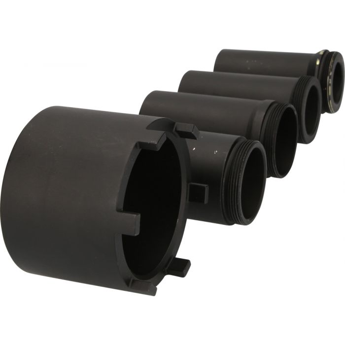 Jeu de douille à 6 ergots Ø 75 mm avec 4 tubes de centrage pour Mercedes 5 pcs KS TOOLS - 460.5385