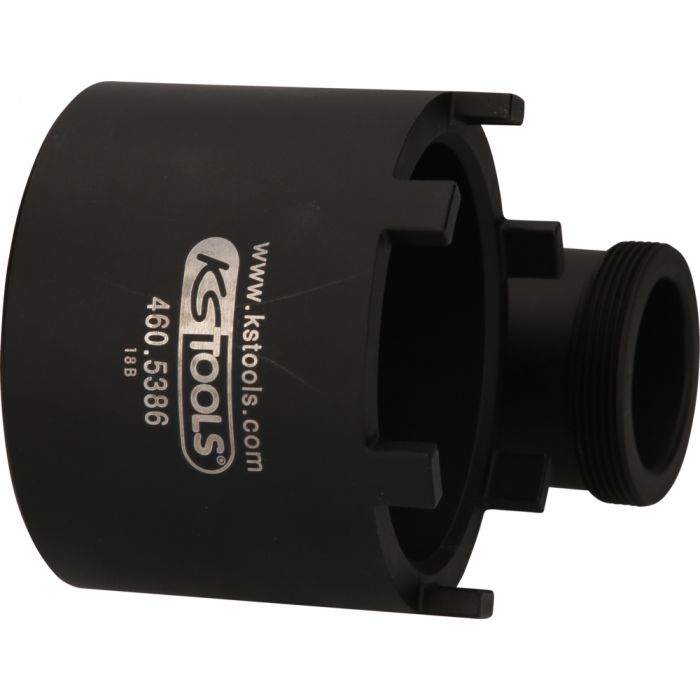 Jeu de douille à 6 ergots Ø 75 mm avec tube de centrage pour Mercedes, 2 pcs KSTOOLS - 4605630