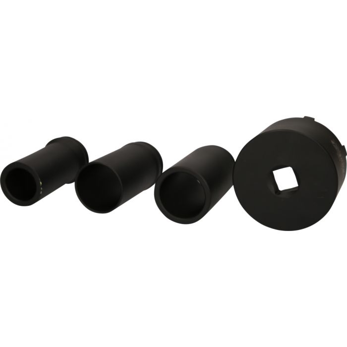 Jeu de douilles à 6 ergots Ø 75 mm avec 3 tubes de centrage pour Mercedes, 4 pcs KSTOOLS - 4605635