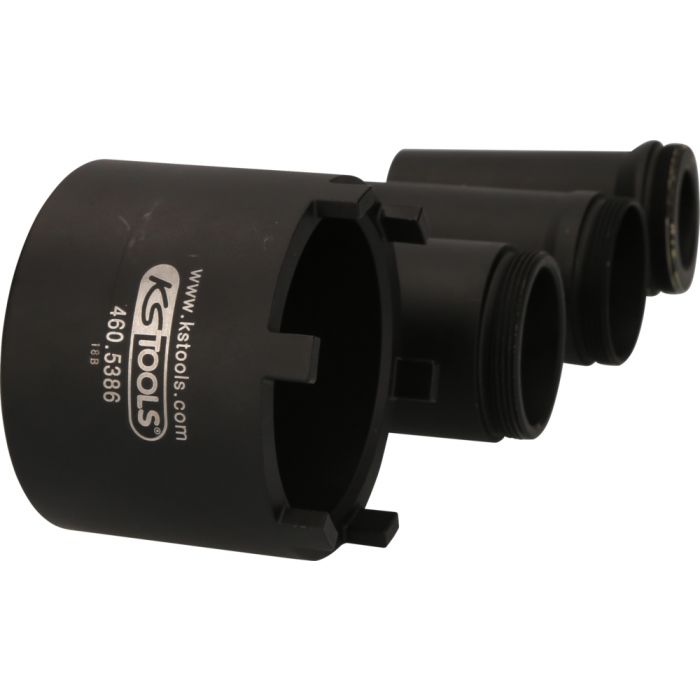 Jeu de douilles à 6 ergots Ø 75 mm avec 3 tubes de centrage pour Mercedes, 4 pcs KSTOOLS - 4605635