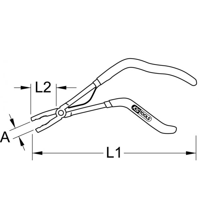 Pince à bougies d'allumage KS TOOLS - 500.7335