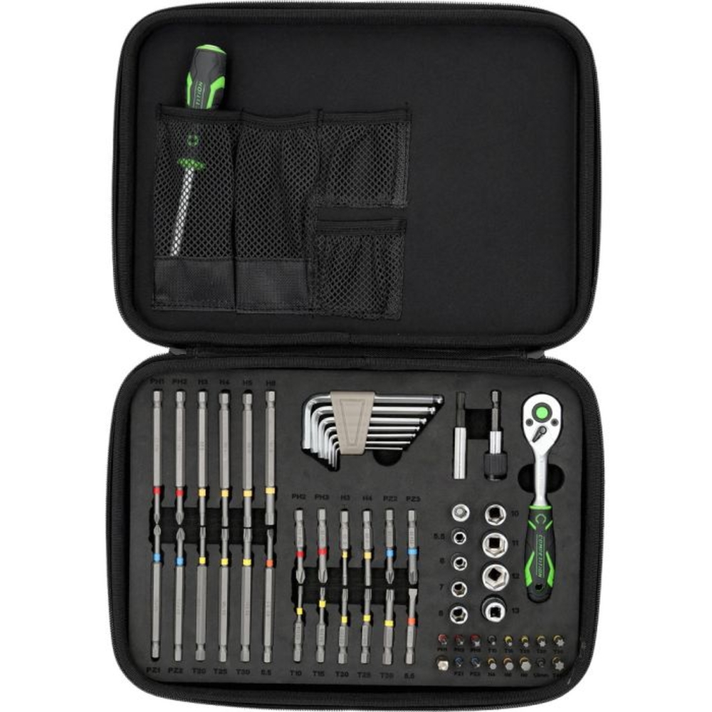 Mini jeu de douilles tournevis COMPETITION 60 pcs - KS TOOLS - 512.0062