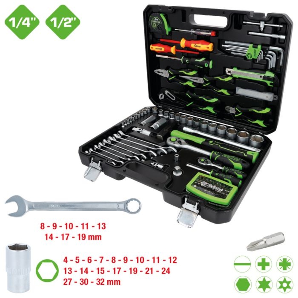 Coffret d'outillage généraliste COMPETITION 1/4