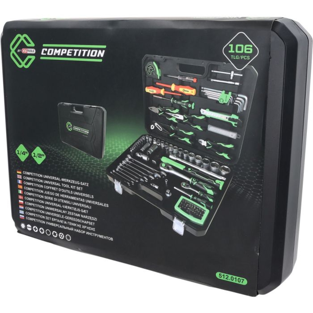 Coffret d'outillage généraliste COMPETITION 1/4