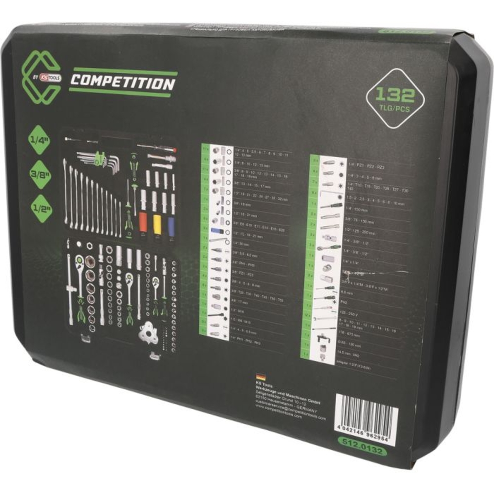 Coffret d'outillage COMPETITION 1/4