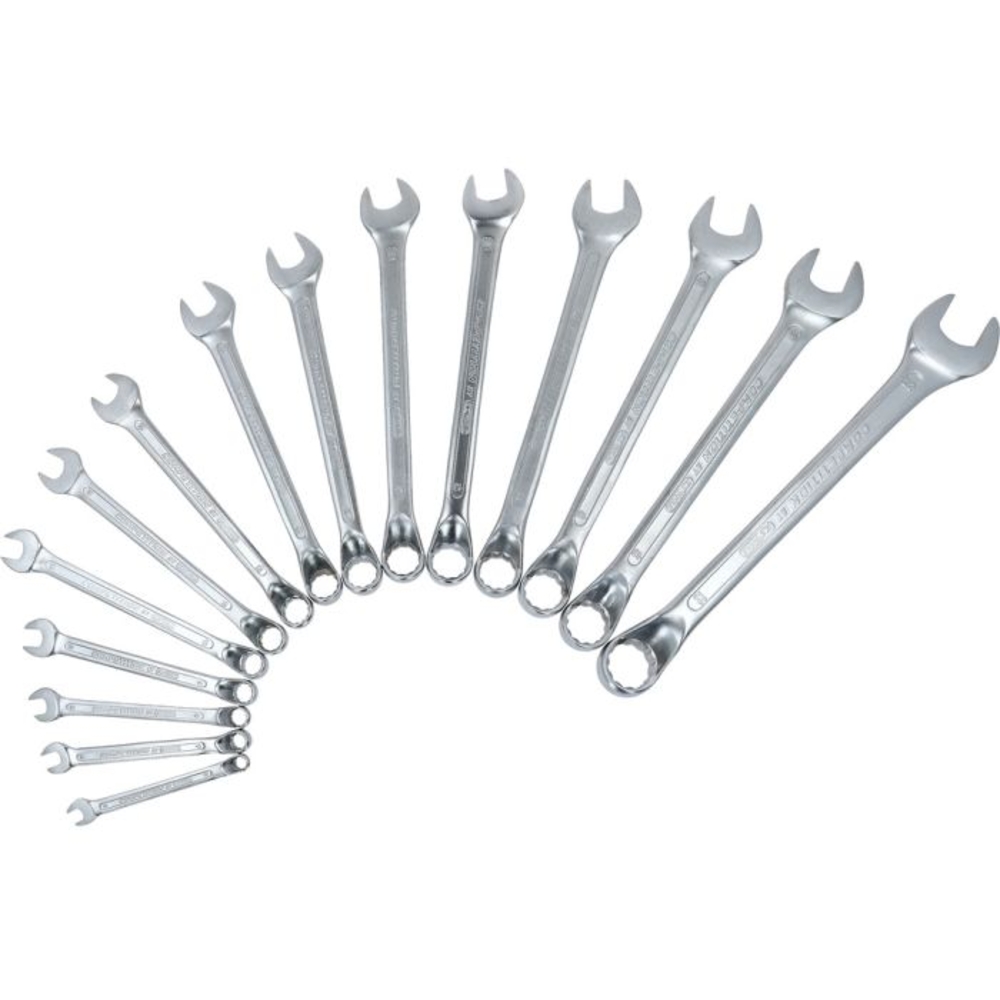Jeu de clés mixtes contre-coudées COMPETITION 15 pcs - KS TOOLS - 512.0225