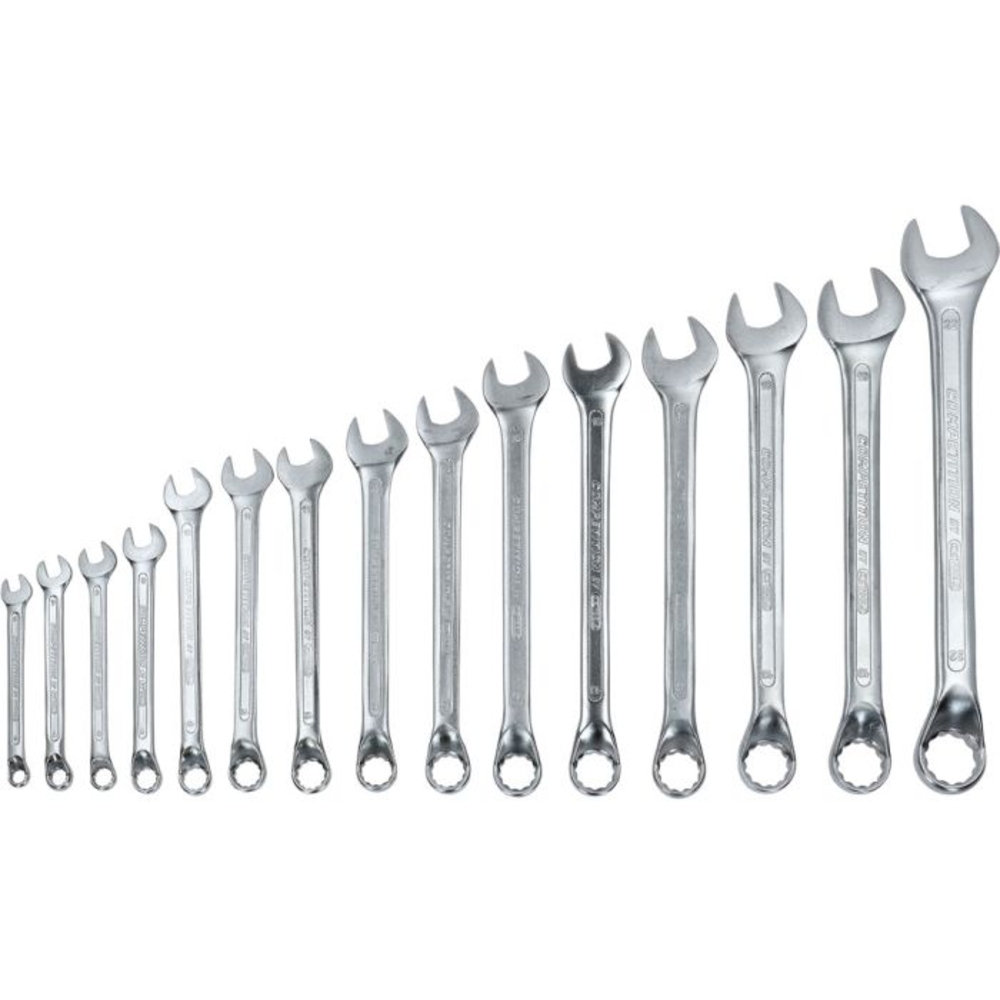 Jeu de clés mixtes contre-coudées COMPETITION 15 pcs - KS TOOLS - 512.0225