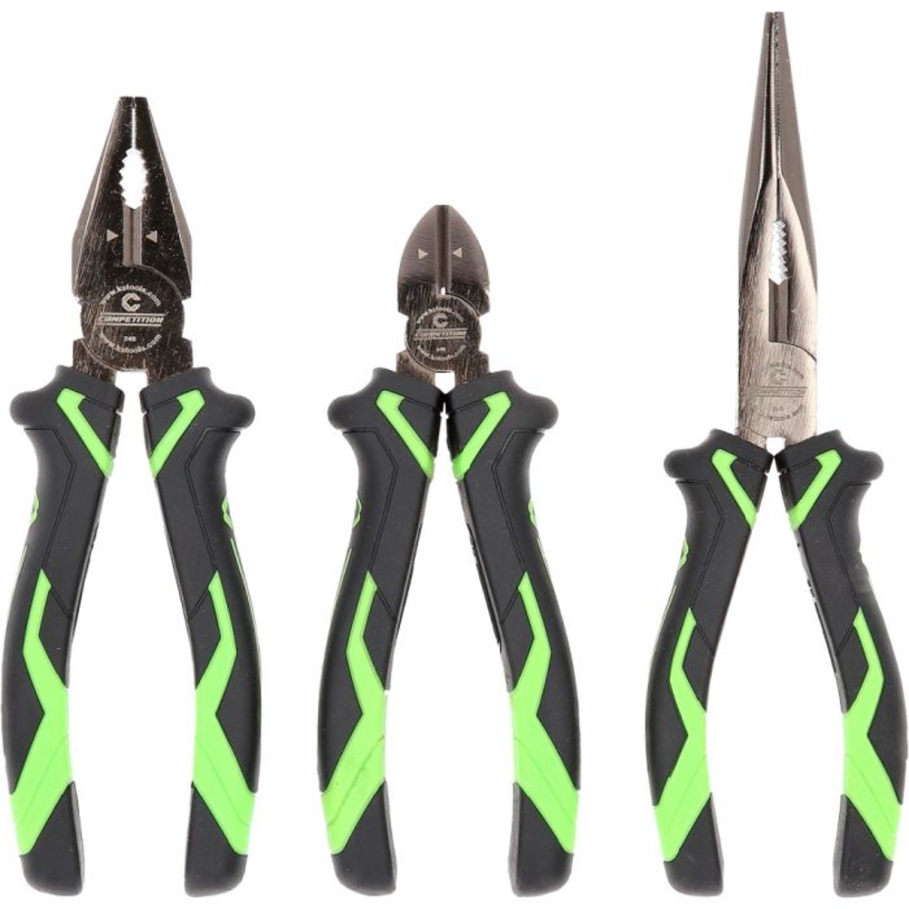 Jeu de pinces COMPETITION 3 pcs - KS TOOLS - 512.0310