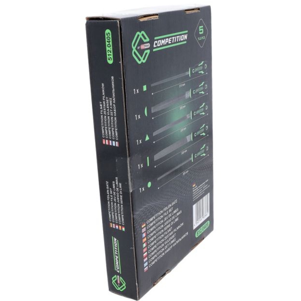 Jeu de limes COMPETITION 5 pcs - KS TOOLS - 512.0405