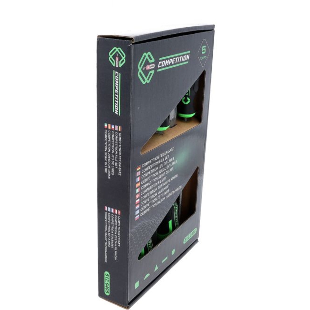 Jeu de limes COMPETITION 5 pcs - KS TOOLS - 512.0405