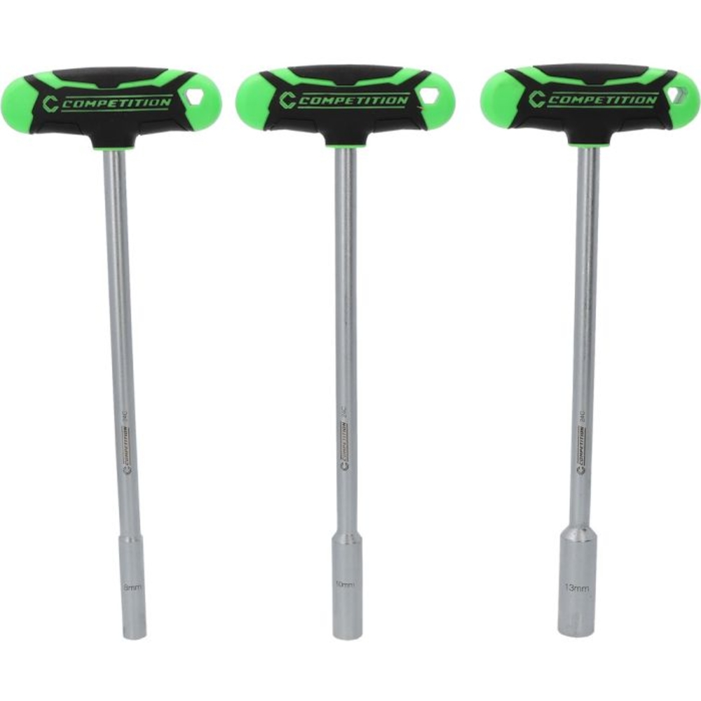 Jeu de tournevis à douille à poignée en T COMPETITION 3 pcs 8 - 13 mm - KS TOOLS - 512.0603