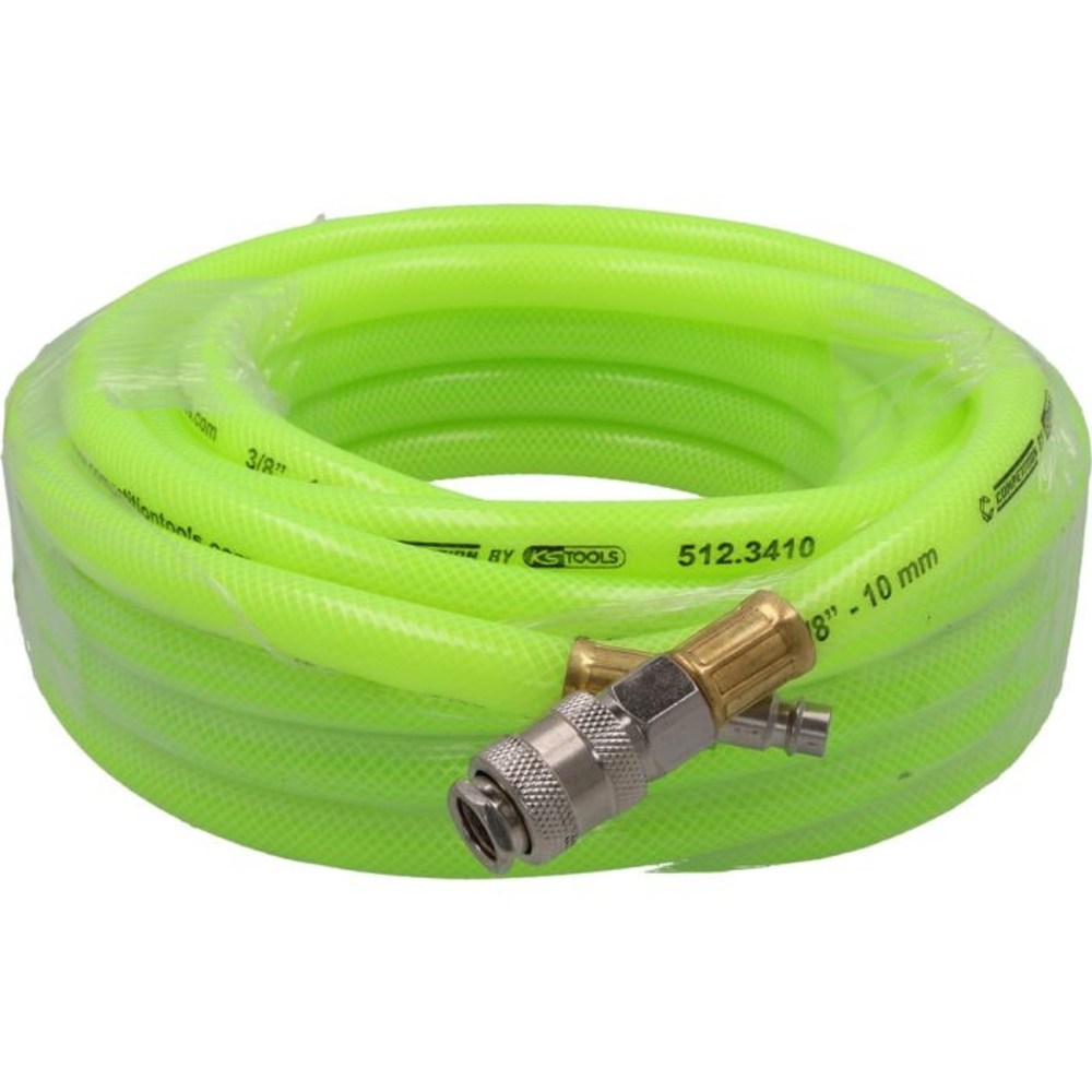 Tuyau pneumatique fluo COMPETITION 10 m D10 mm - KS TOOLS - 512.3410
