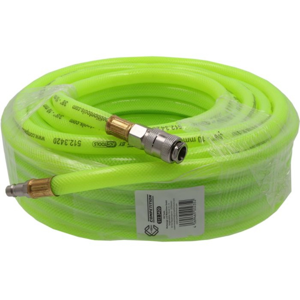 Tuyau pneumatique fluo COMPETITION 20 m D10 mm - KS TOOLS - 512.3420
