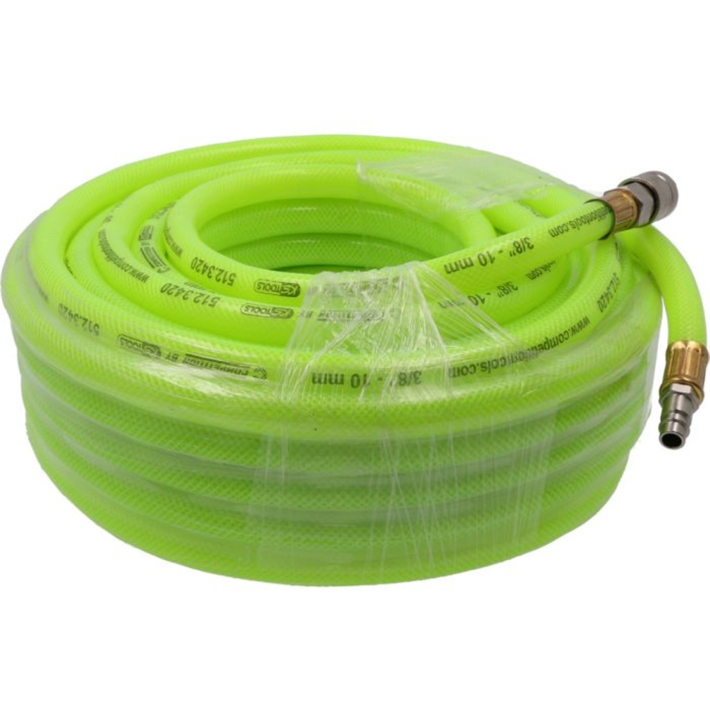 Tuyau pneumatique fluo COMPETITION 20 m D10 mm - KS TOOLS - 512.3420