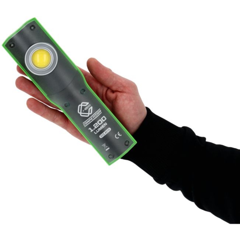 Lampe de travail COMPETITION à LED à variateur de lumière 1200 lumens avec chargeur - KS TOOLS - 512.4510
