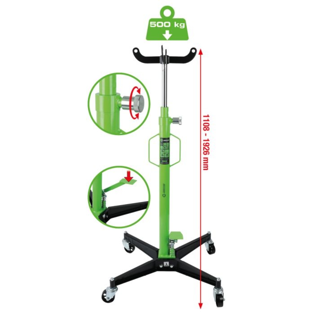 Vérin de fosse COMPETITION 500 kg - KS TOOLS - 512.5005