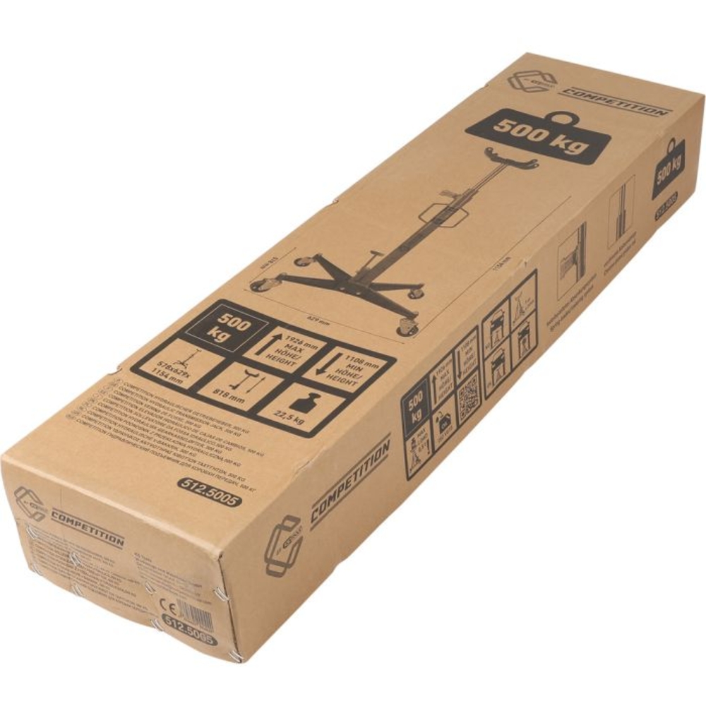 Vérin de fosse COMPETITION 500 kg - KS TOOLS - 512.5005
