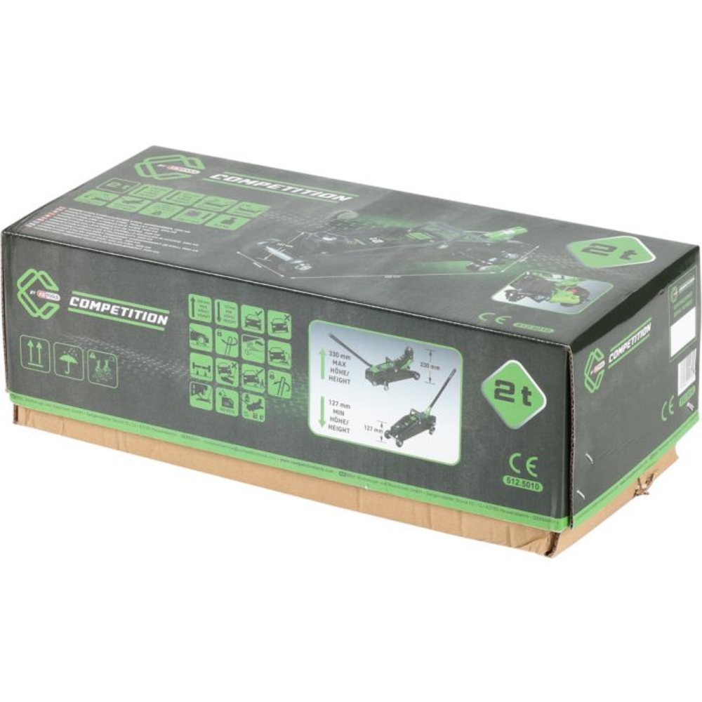 Cric hydraulique acier COMPETITION 2000 kg - KS TOOLS - 512.5010