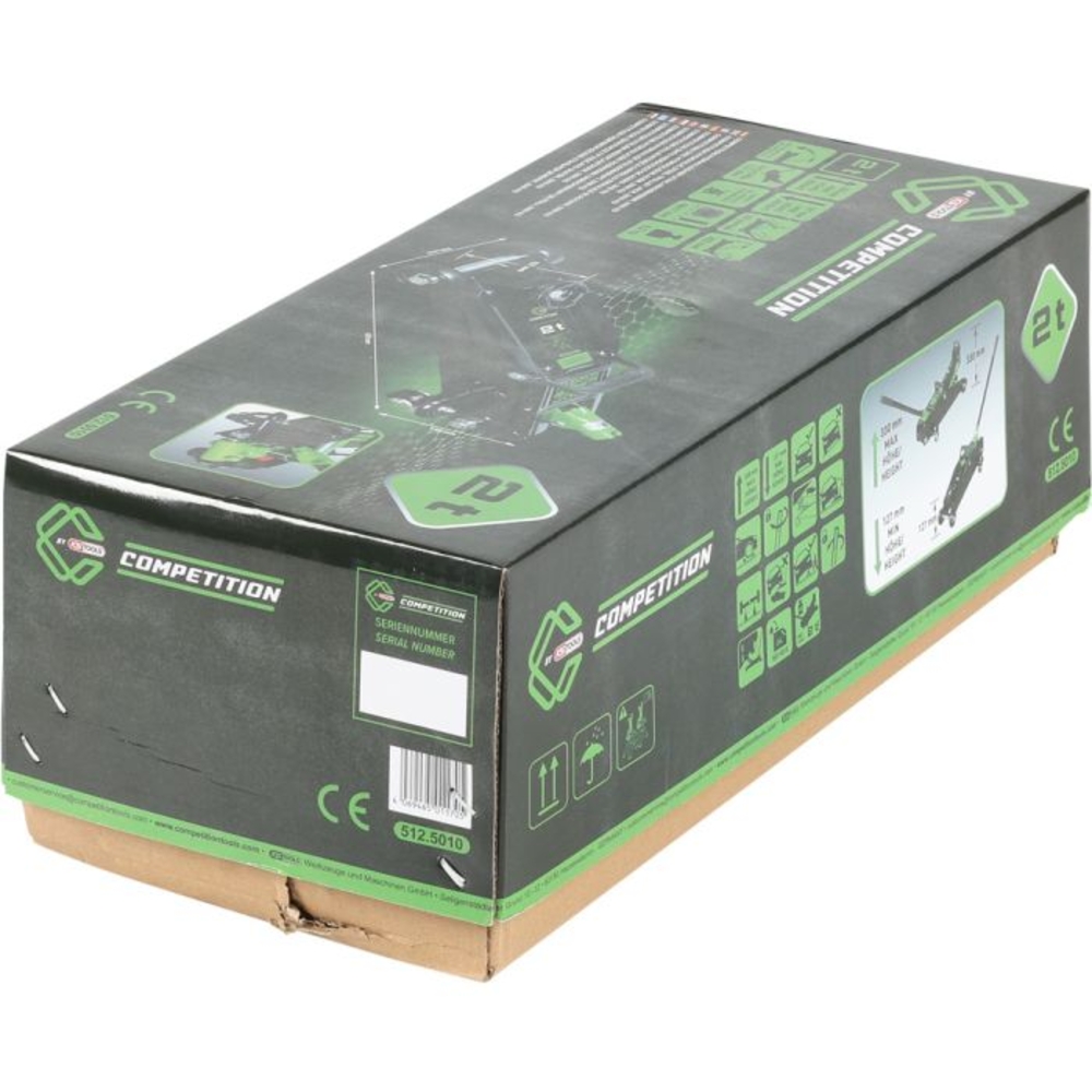 Cric hydraulique acier COMPETITION 2000 kg - KS TOOLS - 512.5010