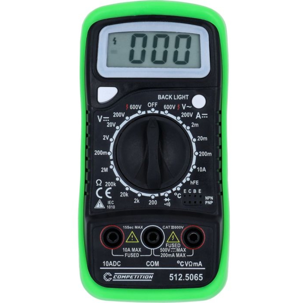 Multimètre numérique COMPETITION - KS TOOLS - 512.5065