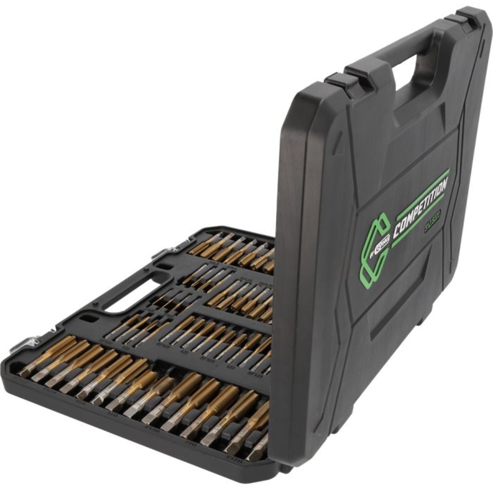Jeu de tarauds et filières TiN COMPETITION 110 pcs - KS TOOLS - 512.5070