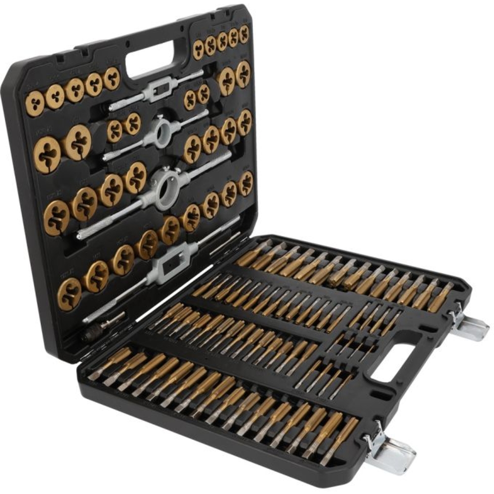 Jeu de tarauds et filières TiN COMPETITION 110 pcs - KS TOOLS - 512.5070