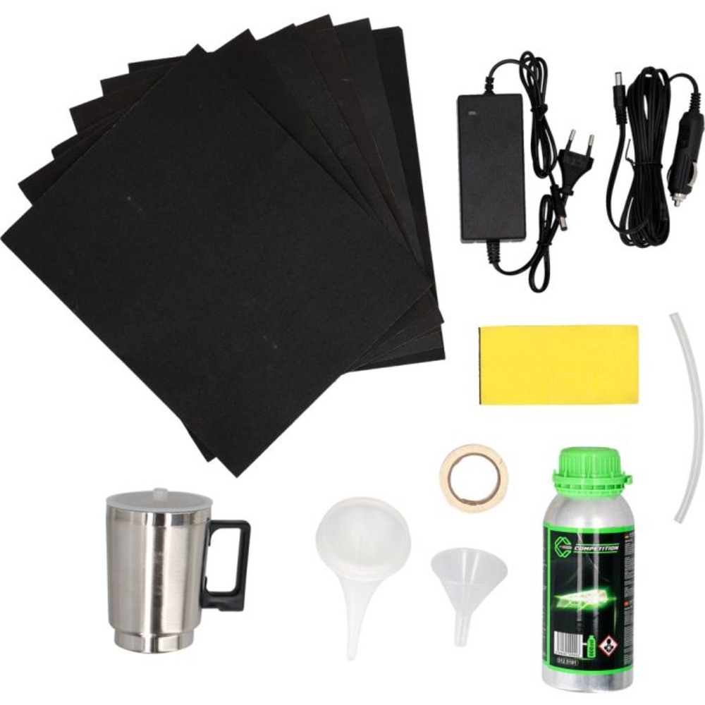 Kit de préparation de phares COMPETITION 16 pcs - KS TOOLS - 512.5100
